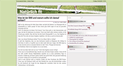 Desktop Screenshot of natuerlich-fit.org